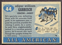 1955 Topps All-American #44 Ed Garbisch