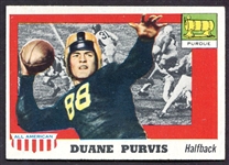 1955 Topps All-American #51 Duane Purvis SP