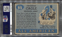 1955 Topps All-American #95 Chris Cagle SP PSA 7
