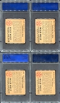 1949 Bowman Wild West A-Series 4 Diff. PSA 6-7's