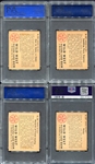1949 Bowman Wild West A-Series 4 Diff. PSA 6-7's