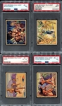 1949 Bowman Wild West B-Series 4 Diff. PSA 6-7's