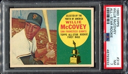 1960 Topps #316 Willie McCovey Rookie Card PSA 7