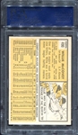 1963 Topps #490 Willie McCovey PSA 7