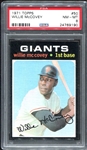 1971 Topps #50 Willie McCovey PSA 8