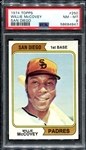 1974 Topps #250 Willie McCovey San Diego PSA 8