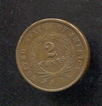 1864 2 Cent Piece Large Motto