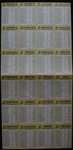 1974 Topps Team Checklist Uncut Sheet