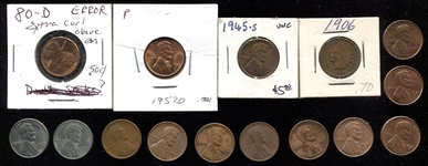 Indian & Lincoln Cent Lot