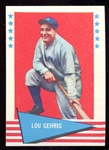 1961 Fleer #31 Lou Gehrig New York Yankees Nrmt