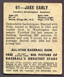 1949 Leaf #61 Jake Early