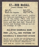 1949 Leaf #57 Bob McCall