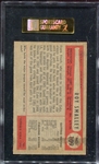 1954 Bowman #109 Roy Smalley SGC 80