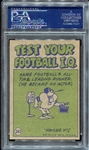 1972 Topps #343 Joe Namath In Action PSA 7
