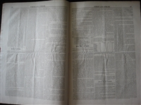 1874 Forest and Stream Newspaper 3 Complete Issues of Volume 2