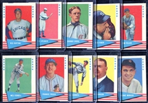 1961 Fleer Baseball Greats Lot of 20 Nicer Condition