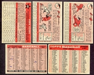 1958 Topps 15 Different w/Stars