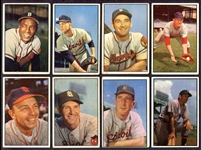 1953 Bowman Color 8 Different w/High Numbers