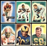 1955 Bowman Football 10 Different w/HOFers