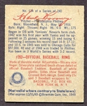1949 Bowman #134 Hank Borowy Philadelphia Phillies