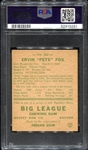 1938 Goudey #242 Ervin Fox PSA 5.5