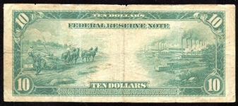 1914 $10 Federal Reserve Note