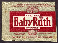 1920-30's Baby Ruth Buddies 1 Cent Wrapper