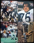 Football Autographed 8x10's 12 Different