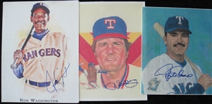 Texas Rangers Autograph Lot of 18