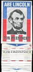 1972 Topps U. S. Presidents Poster Set & 4 Diff. Wrappers