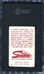 1948 Smith's Oakland Oaks #20 Casey Stengel SGC 1