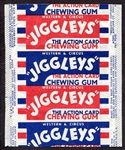 1950's Jiggleys' Western & Circus Action Card Wrapper