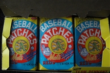 1975 Fleer Baseball Patches Box and 15 Packs