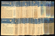 1962 Fleer Football Compete Set of 88