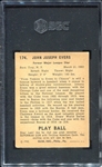 1940 Play Ball #174 Johnny Evers SGC 3.5