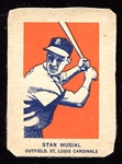 1952 Wheaties Stan Musial Action