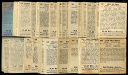 1939 Play Ball 90 Diff. w/High Numbers and Upper/Lower Case