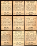 1941 Play Ball 14 Different Sheet Cut