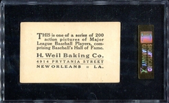 D328 1917 Weil Baking Sam Rice RC SGC 40