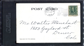 1906 V. O. Hammon Chicago White Sox Postcard SGC 10