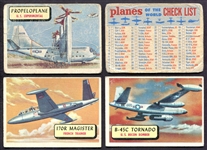 1957 Topps Planes Partial Set of 88 plus Checklist