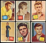 1957 Topps Hit Stars 12 Diff. 3 Diff James Dean