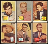 1957 Topps Hit Stars 12 Diff. 3 Diff James Dean