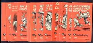 1961 Topps Funny Valentines Lot of 23 Nicer Condition