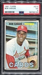 1967 Topps #210 Bob Gibson PSA 5