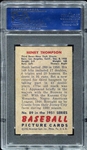 1951 Bowman #89 Henry Thompson PSA 8