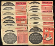 1961 Topps Sports Cars Near Set 64 of 66
