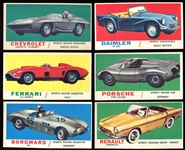 1961 Topps Sports Cars Near Set 64 of 66