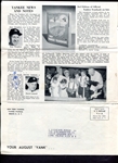 August 1959 New York Yankees Yank Newsletter w/Jackie Robinson & Chuck Connors