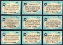 1957 Topps Space Cards Partial Set w/Dupes